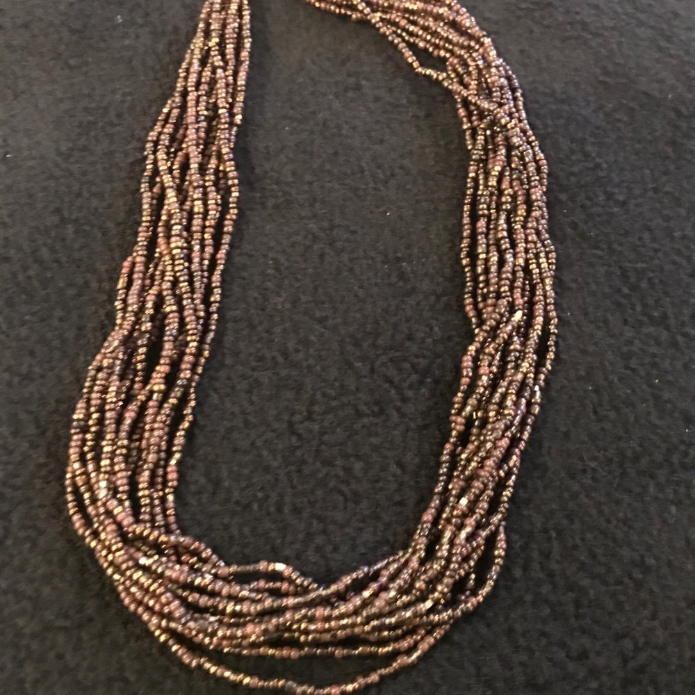 Silpada multi strand brown necklace
